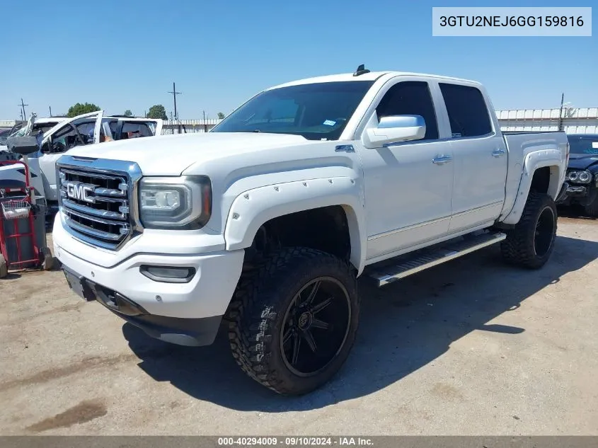 3GTU2NEJ6GG159816 2016 GMC Sierra K1500 Slt