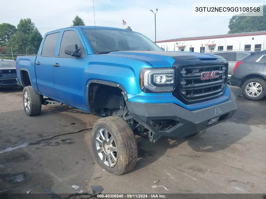 2016 GMC Sierra 1500 Slt VIN: 3GTU2NEC9GG108568 Lot: 40306540