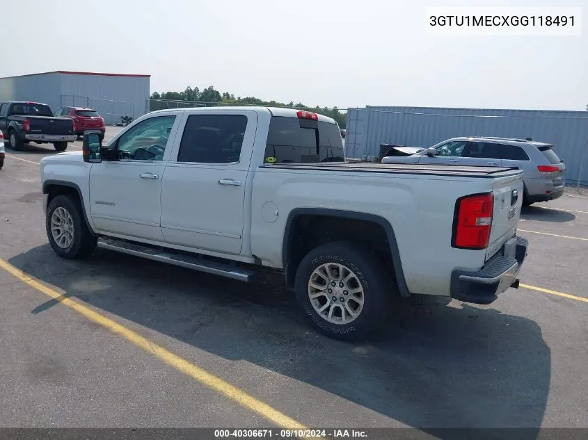 3GTU1MECXGG118491 2016 GMC Sierra 1500 Sle