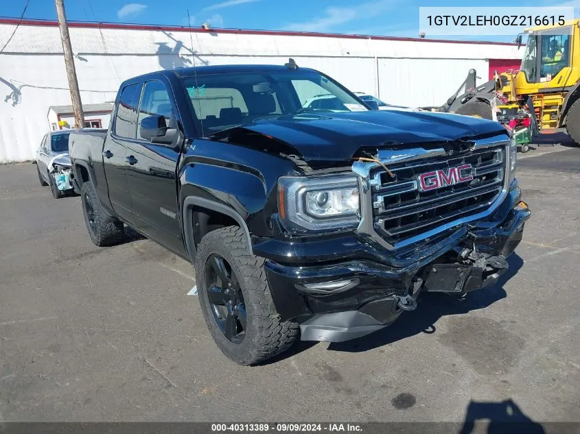 1GTV2LEH0GZ216615 2016 GMC Sierra 1500