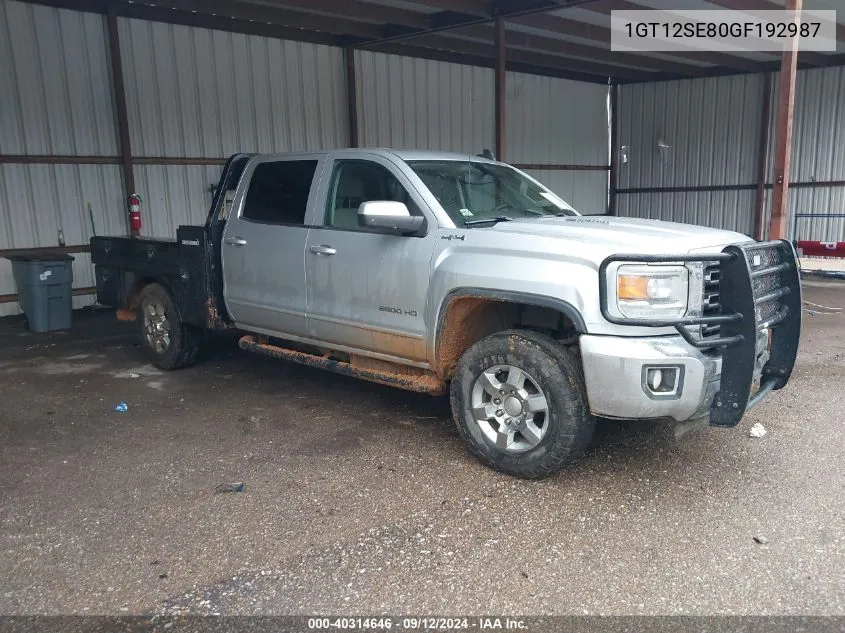 1GT12SE80GF192987 2016 GMC Sierra K2500 Sle