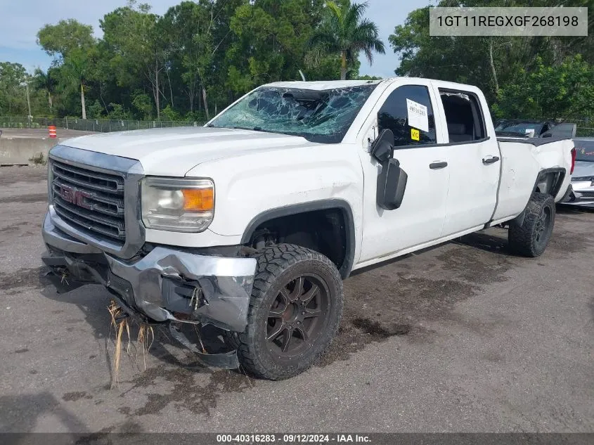 2016 GMC Sierra C2500 Heavy Duty VIN: 1GT11REGXGF268198 Lot: 40316283