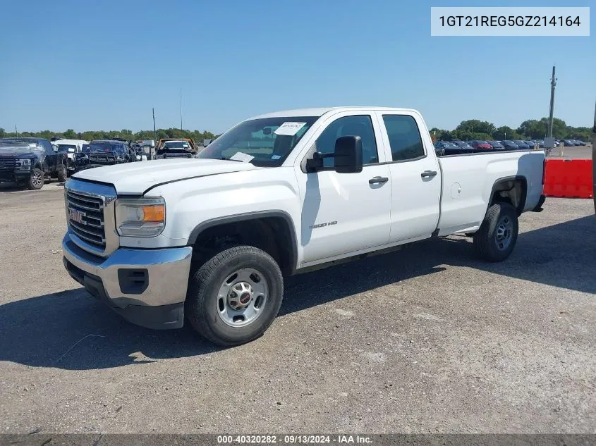 2016 GMC Sierra 2500Hd VIN: 1GT21REG5GZ214164 Lot: 40320282