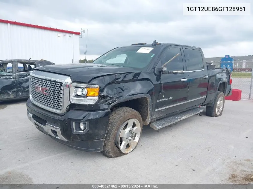 1GT12UE86GF128951 2016 GMC Sierra K2500 Denali