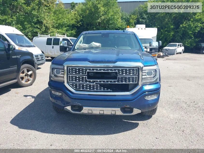 3GTU2PEC5GG209375 2016 GMC Sierra 1500 Denali