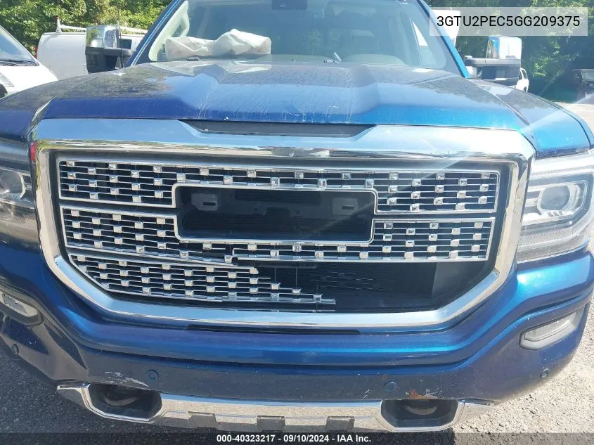 3GTU2PEC5GG209375 2016 GMC Sierra 1500 Denali