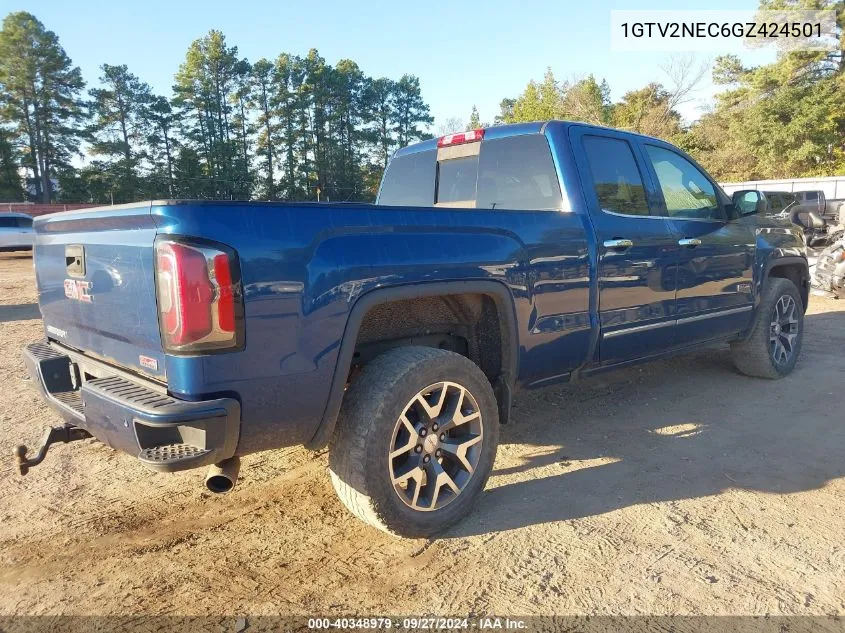 1GTV2NEC6GZ424501 2016 GMC Sierra K1500 Slt