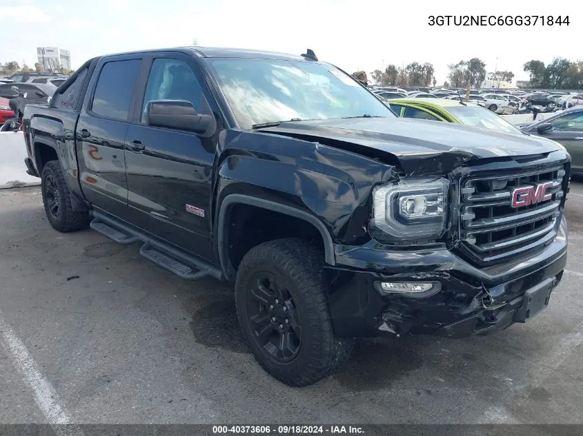 2016 GMC Sierra 1500 Slt VIN: 3GTU2NEC6GG371844 Lot: 40373606