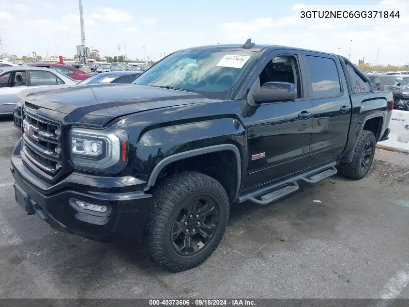 2016 GMC Sierra 1500 Slt VIN: 3GTU2NEC6GG371844 Lot: 40373606