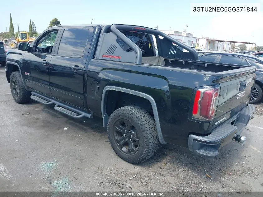 2016 GMC Sierra 1500 Slt VIN: 3GTU2NEC6GG371844 Lot: 40373606