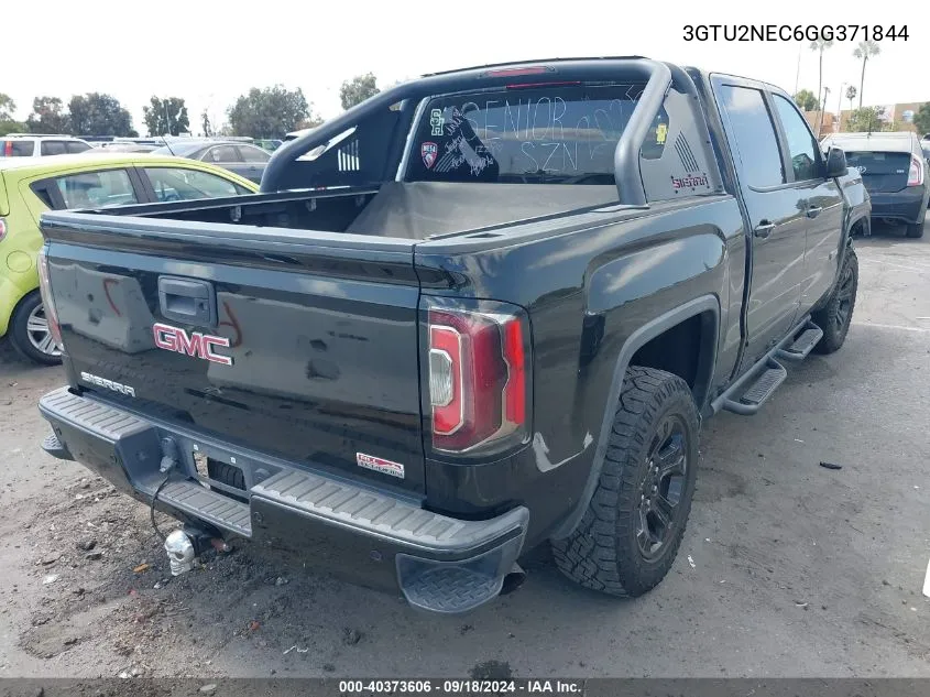 2016 GMC Sierra 1500 Slt VIN: 3GTU2NEC6GG371844 Lot: 40373606