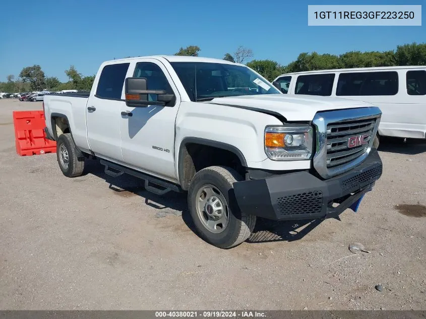 1GT11REG3GF223250 2016 GMC Sierra 2500Hd