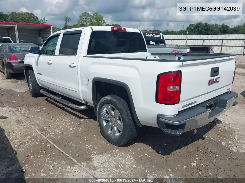 3GTP1MEC6GG142039 2016 GMC Sierra 1500 Sle