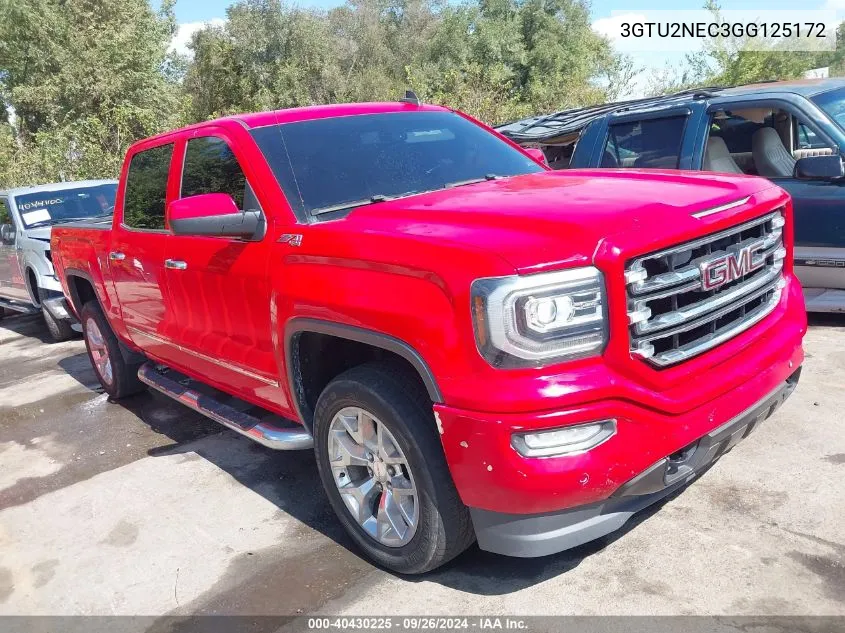 3GTU2NEC3GG125172 2016 GMC Sierra 1500 Slt