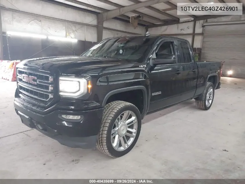 2016 GMC Sierra 1500 VIN: 1GTV2LEC4GZ426901 Lot: 40435699