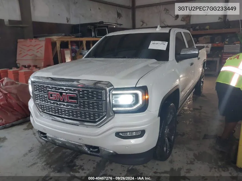 2016 GMC Sierra 1500 Denali VIN: 3GTU2PEC7GG233449 Lot: 40457276