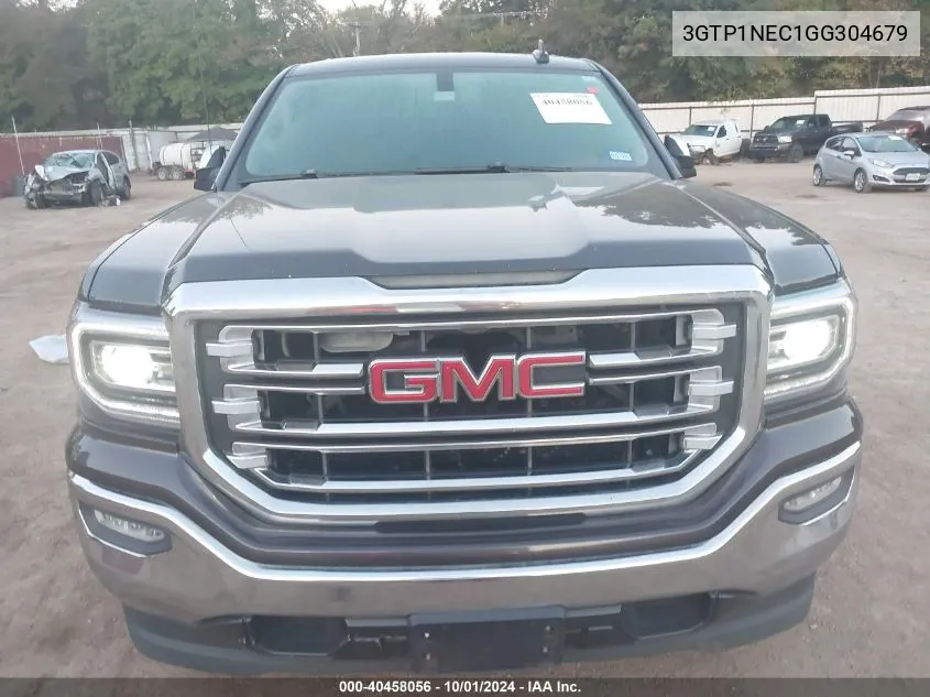 2016 GMC Sierra 1500 Slt VIN: 3GTP1NEC1GG304679 Lot: 40458056