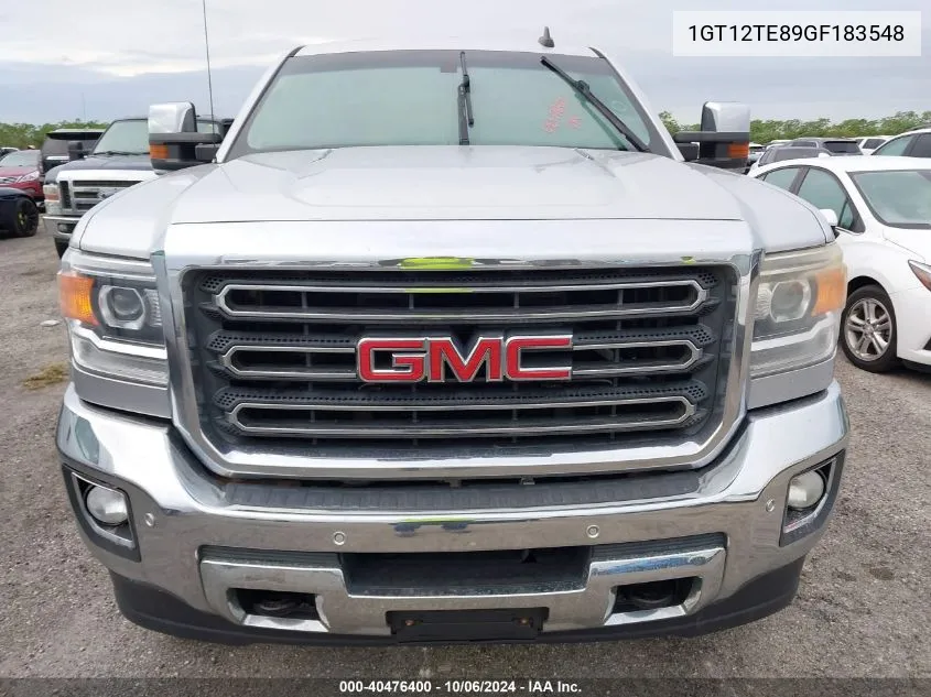 2016 GMC Sierra 2500Hd Slt VIN: 1GT12TE89GF183548 Lot: 40476400