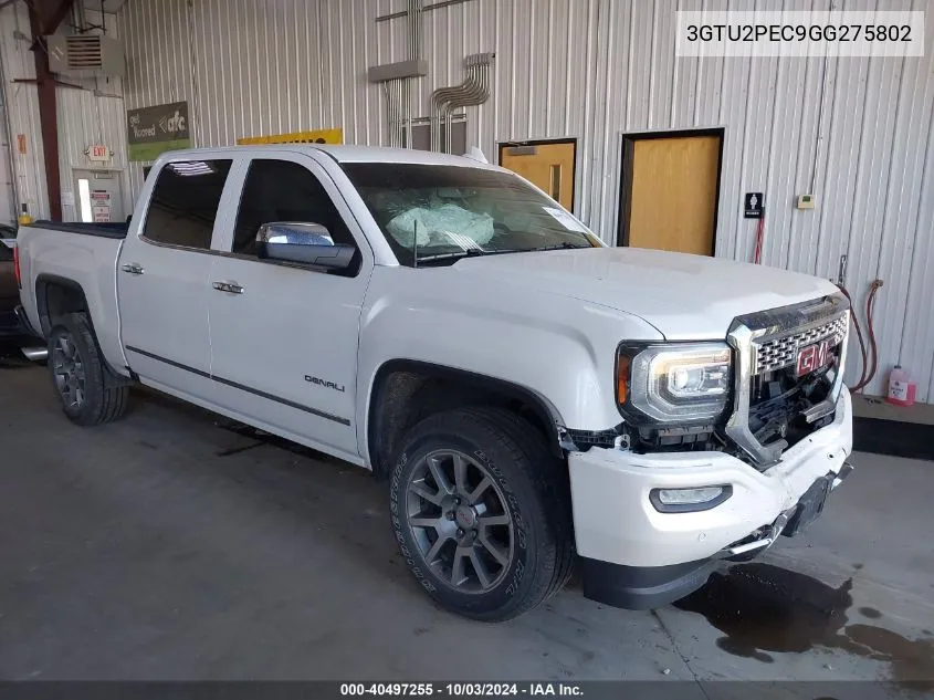 3GTU2PEC9GG275802 2016 GMC Sierra 1500 Denali