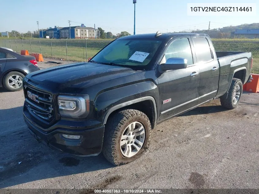 2016 GMC Sierra 1500 Slt VIN: 1GTV2NEC4GZ114461 Lot: 40507363