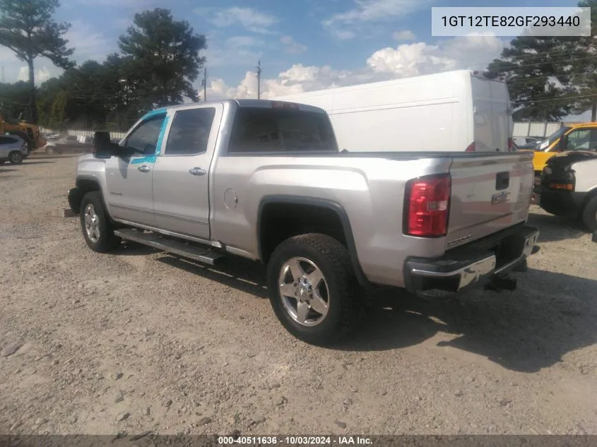 2016 GMC Sierra 2500Hd Slt VIN: 1GT12TE82GF293440 Lot: 40511636