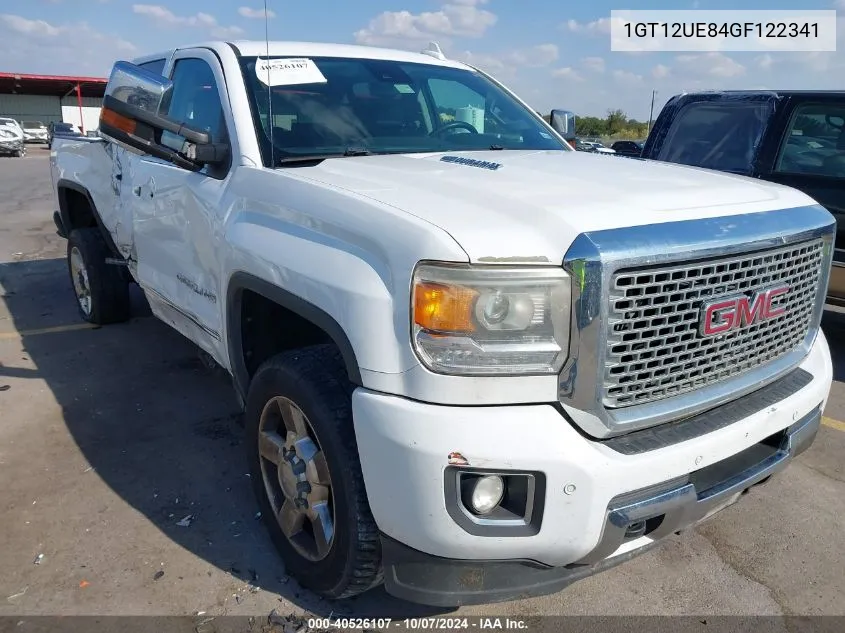 2016 GMC Sierra 2500Hd Denali VIN: 1GT12UE84GF122341 Lot: 40526107