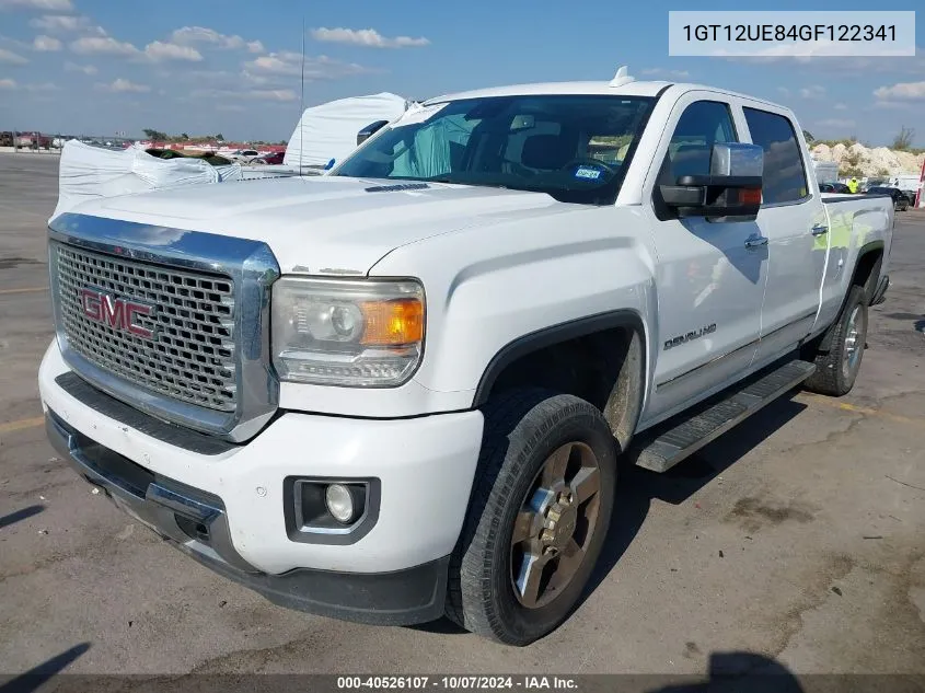 2016 GMC Sierra 2500Hd Denali VIN: 1GT12UE84GF122341 Lot: 40526107