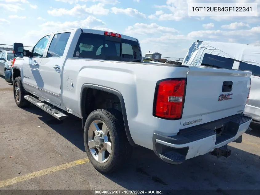 2016 GMC Sierra 2500Hd Denali VIN: 1GT12UE84GF122341 Lot: 40526107