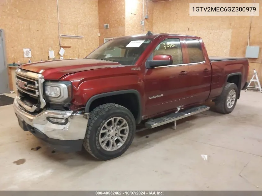 2016 GMC Sierra 1500 Sle VIN: 1GTV2MEC6GZ300979 Lot: 40532462