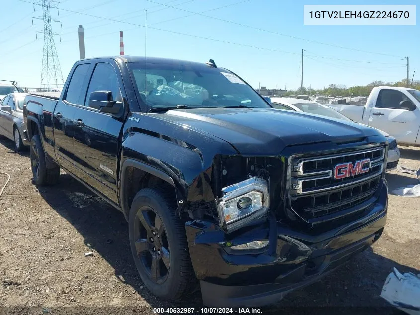 2016 GMC Sierra 1500 VIN: 1GTV2LEH4GZ224670 Lot: 40532987