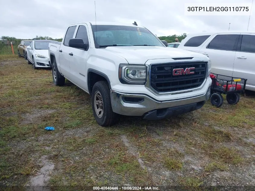 2016 GMC Sierra C1500 VIN: 3GTP1LEH2GG110775 Lot: 40540446