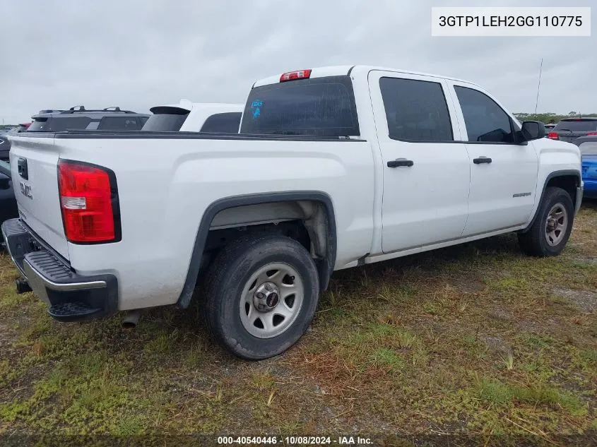 2016 GMC Sierra C1500 VIN: 3GTP1LEH2GG110775 Lot: 40540446