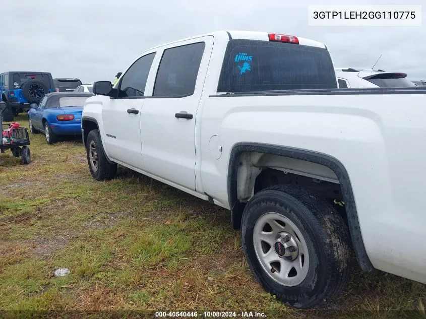 2016 GMC Sierra C1500 VIN: 3GTP1LEH2GG110775 Lot: 40540446