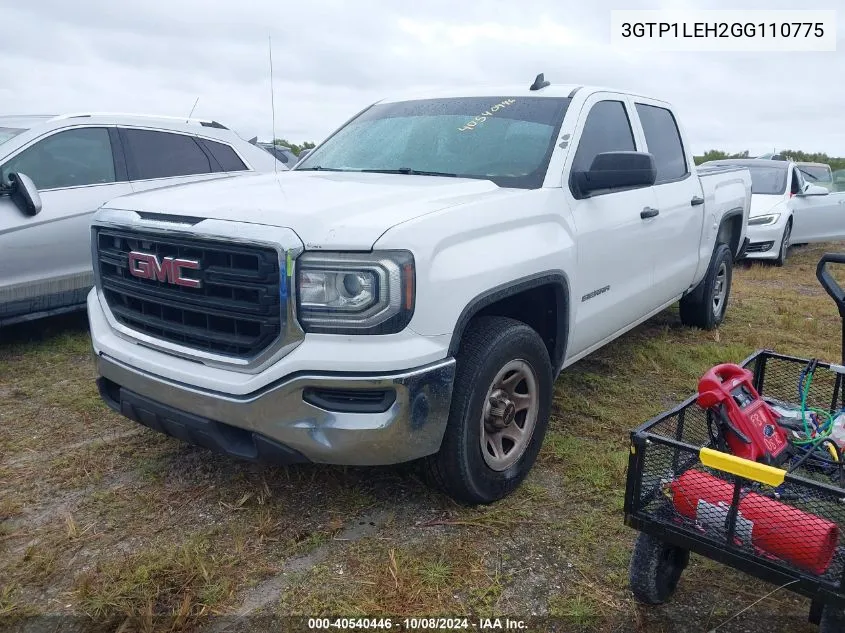 2016 GMC Sierra C1500 VIN: 3GTP1LEH2GG110775 Lot: 40540446