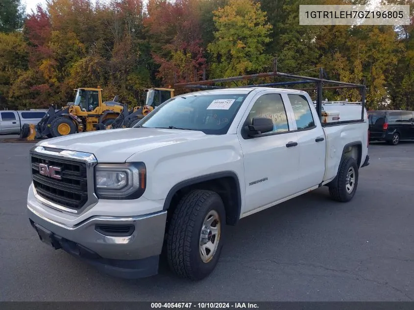 2016 GMC Sierra C1500 VIN: 1GTR1LEH7GZ196805 Lot: 40546747