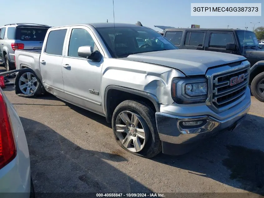 2016 GMC Sierra 1500 Sle VIN: 3GTP1MEC4GG387373 Lot: 40558847