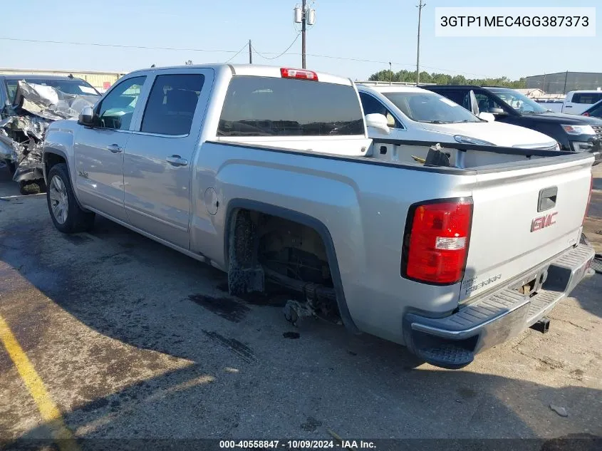 2016 GMC Sierra 1500 Sle VIN: 3GTP1MEC4GG387373 Lot: 40558847