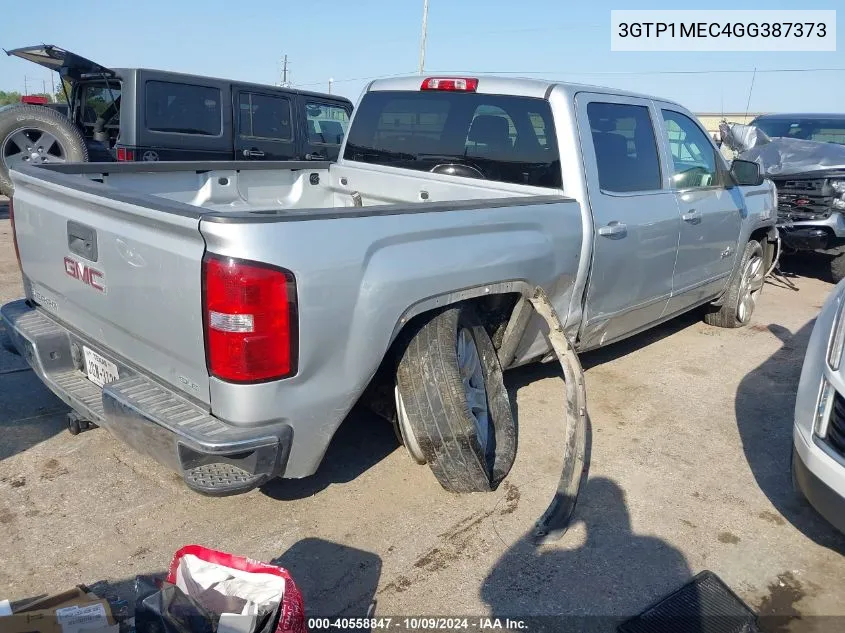 2016 GMC Sierra 1500 Sle VIN: 3GTP1MEC4GG387373 Lot: 40558847