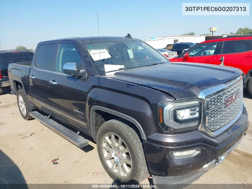 2016 GMC Sierra C1500 Denali VIN: 3GTP1PEC6GG207313 Lot: 40569940