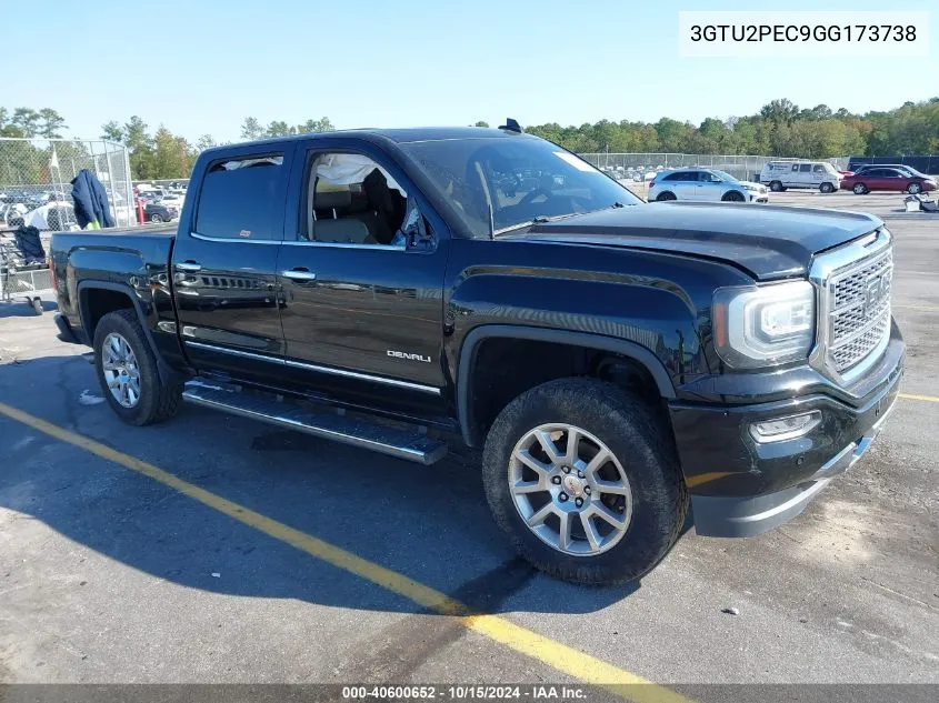 2016 GMC Sierra 1500 Denali VIN: 3GTU2PEC9GG173738 Lot: 40600652