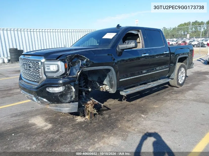 2016 GMC Sierra 1500 Denali VIN: 3GTU2PEC9GG173738 Lot: 40600652