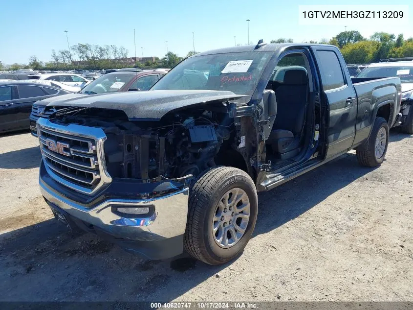 1GTV2MEH3GZ113209 2016 GMC Sierra 1500 Sle