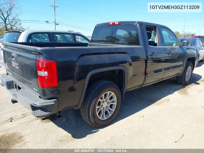 2016 GMC Sierra 1500 Sle VIN: 1GTV2MEH3GZ113209 Lot: 40620747