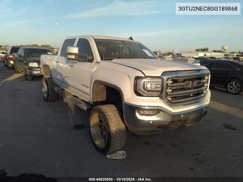 3GTU2NEC8GG189868 2016 GMC Sierra 1500 Slt