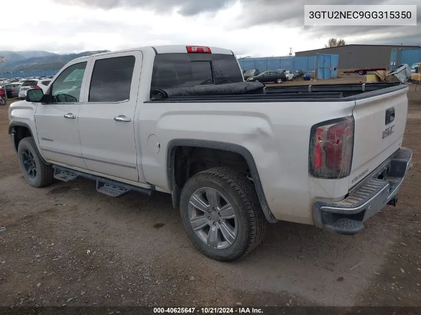 3GTU2NEC9GG315350 2016 GMC Sierra 1500 Slt