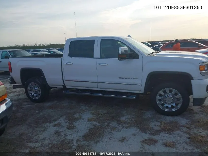 1GT12UE85GF301360 2016 GMC Sierra 2500Hd Denali