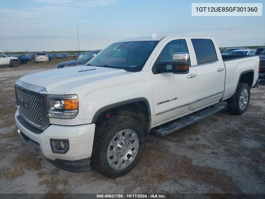 1GT12UE85GF301360 2016 GMC Sierra 2500Hd Denali