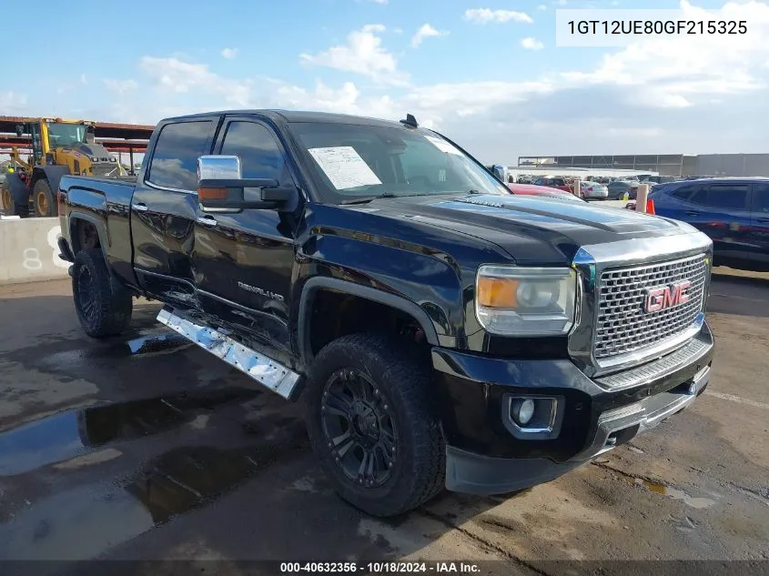 1GT12UE80GF215325 2016 GMC Sierra 2500Hd Denali