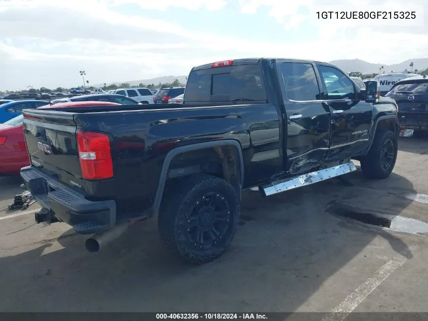 1GT12UE80GF215325 2016 GMC Sierra 2500Hd Denali