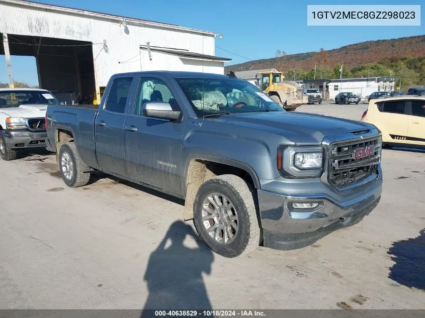 2016 GMC Sierra 1500 Sle VIN: 1GTV2MEC8GZ298023 Lot: 40638529